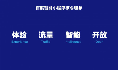 关于百度智能小程序 记住这四个关键词就够了